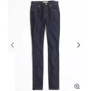 Madewell High Riser Skinny Jeans Dark Wash 25 NWT